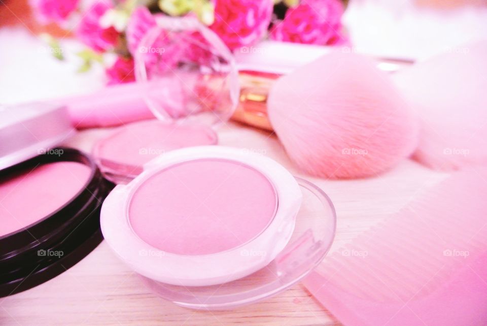 Pink cosmetic