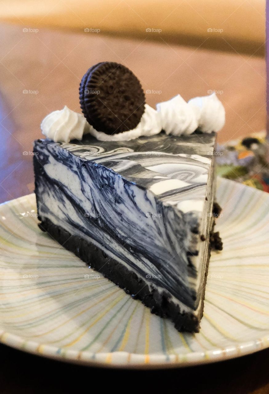 Delicious sweet cake desert