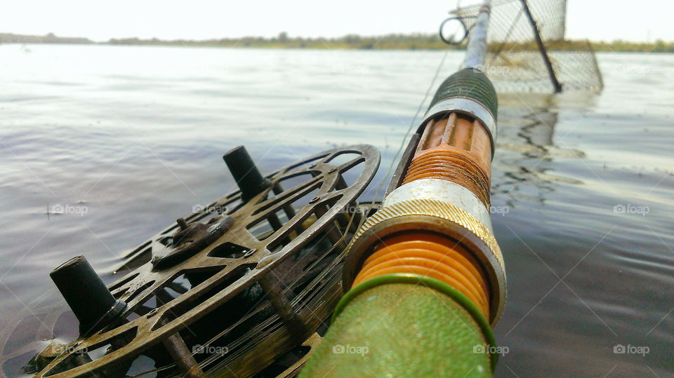 Fishing macro shooting