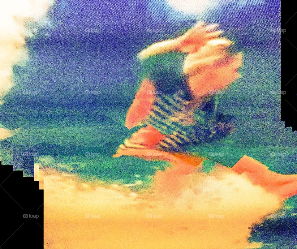 Surfing Motion Girl