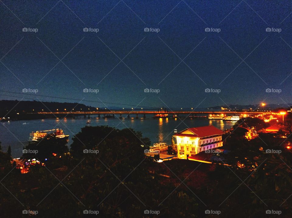Goa at night