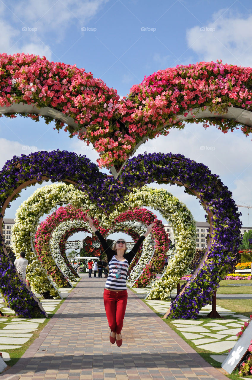 Heart shape arches 