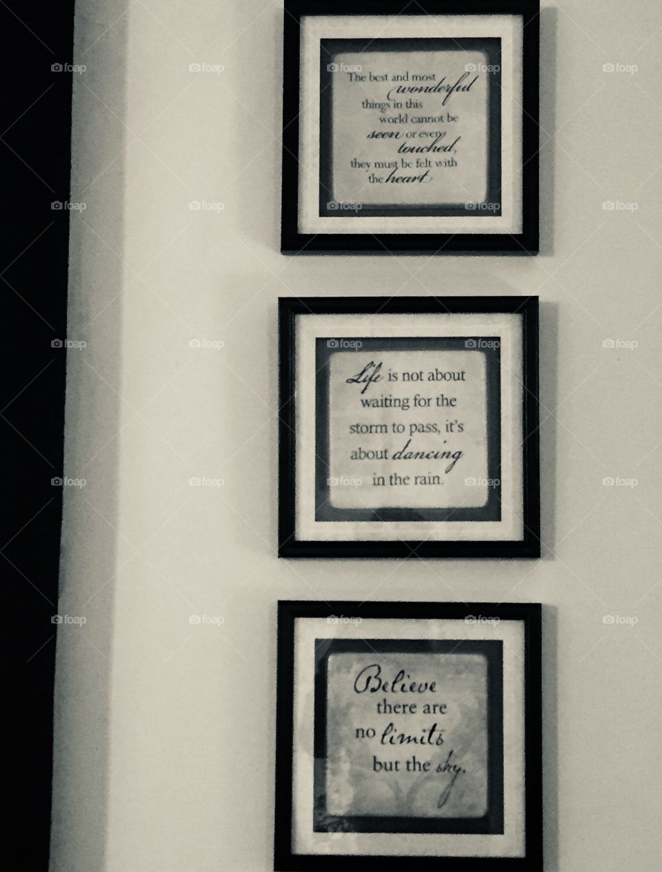 words of inspiration on the wall