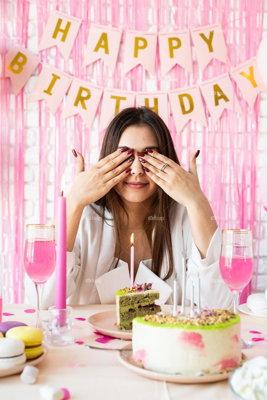 woman with beautiful manicure