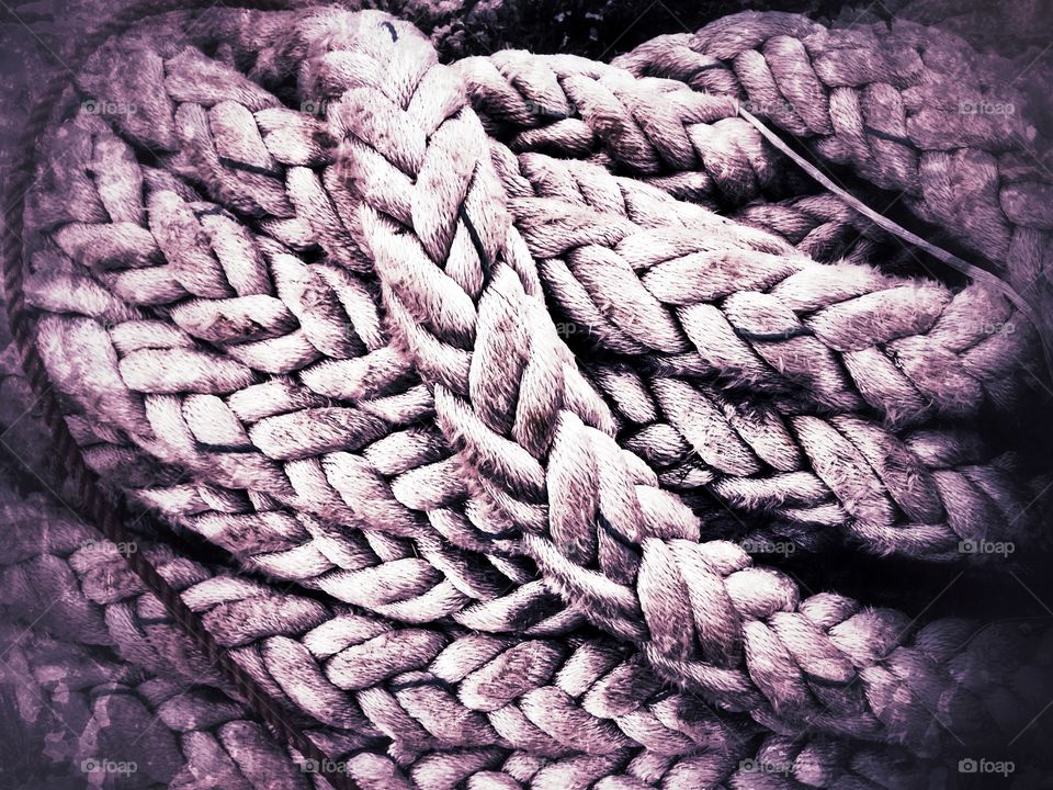 Ropes. Large fishing ropes 
