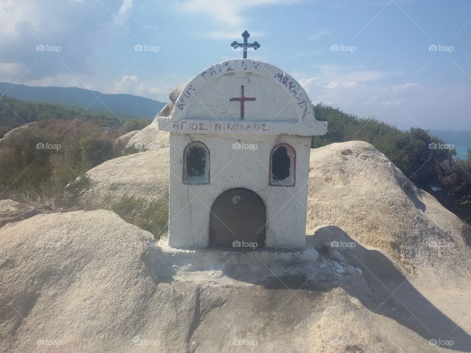 Little church on the beach