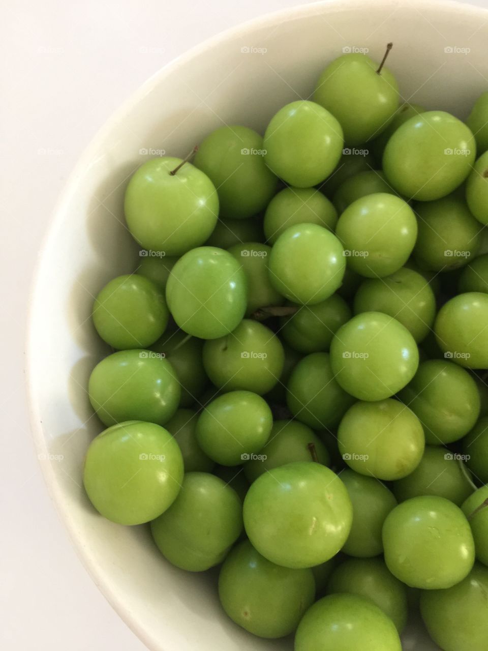 Green plums