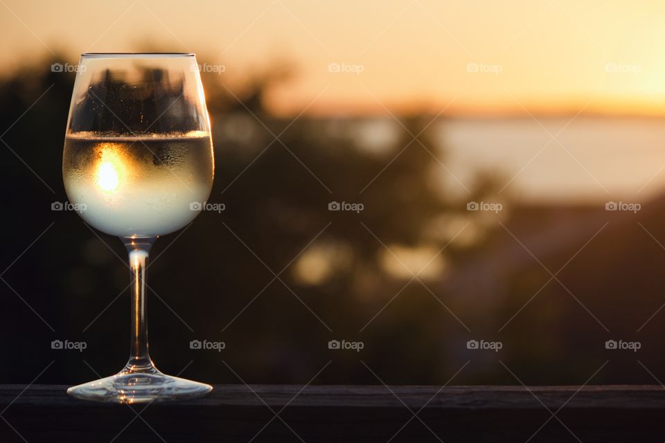 Glass of wine 