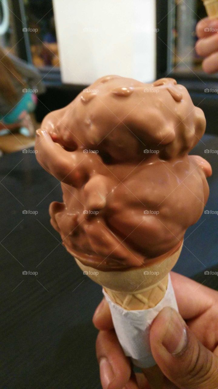 nice deeped ice-cream