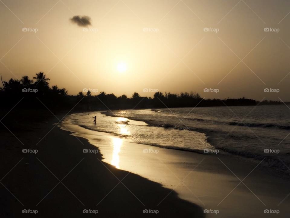 Sunset and Beach