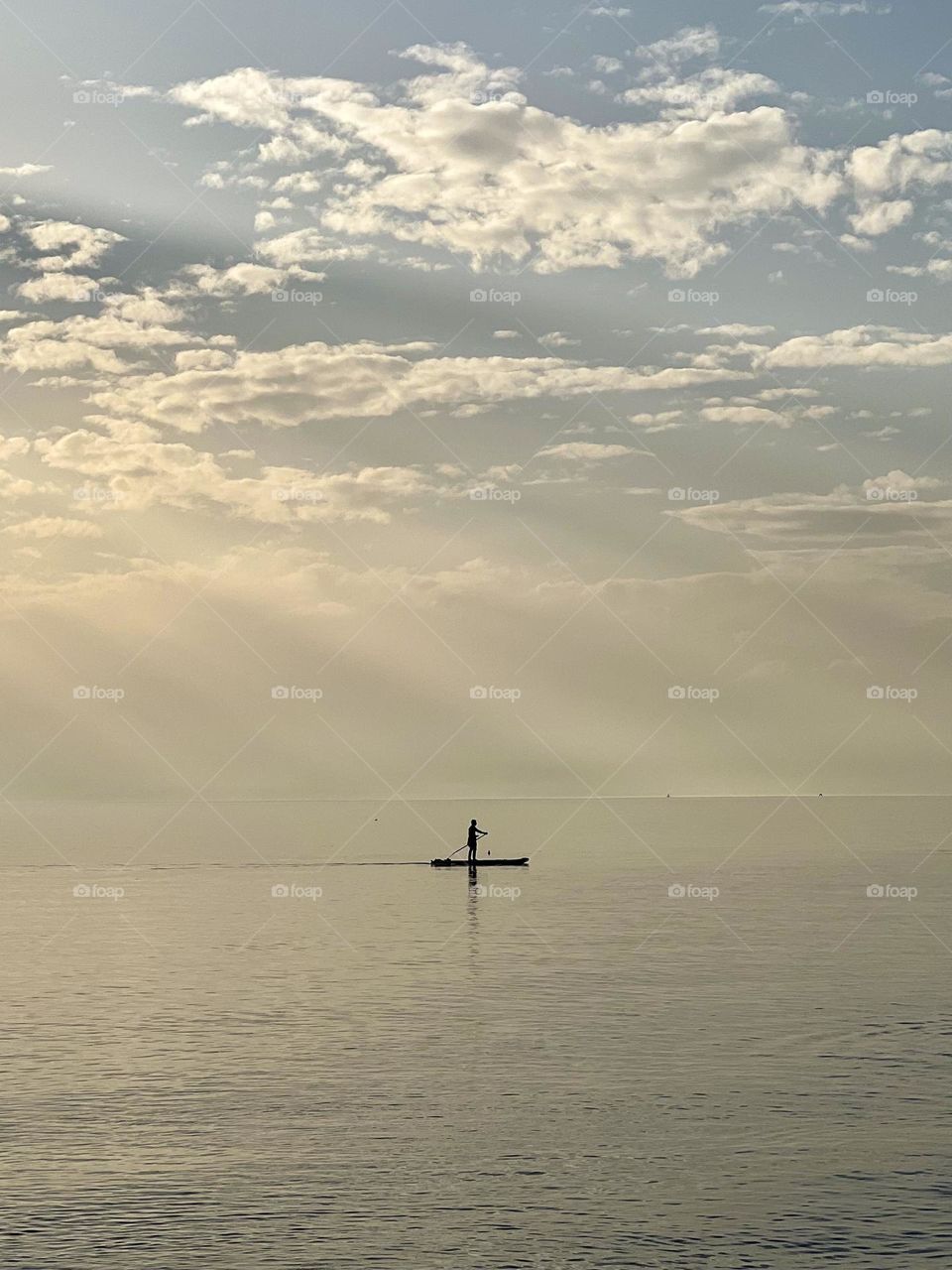 Paddle at sunset