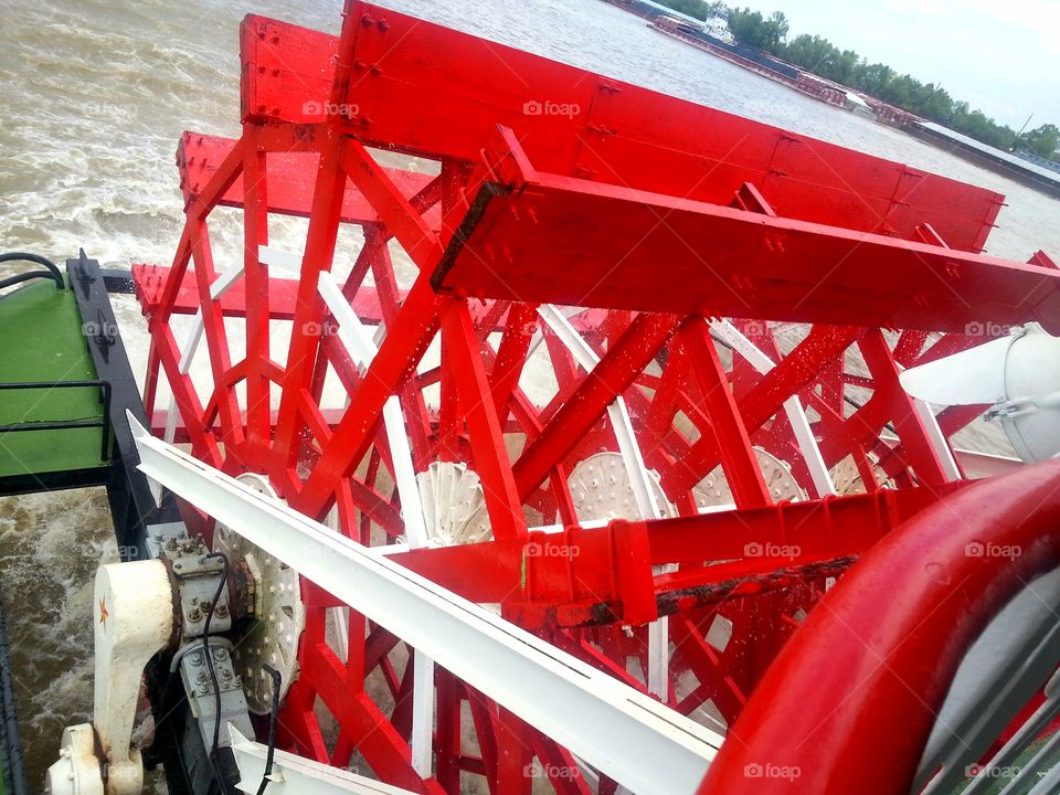 Paddle wheel of the Natchez, New Orleans