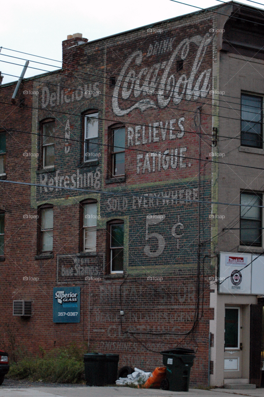 mural coke coca cola by sixcrows