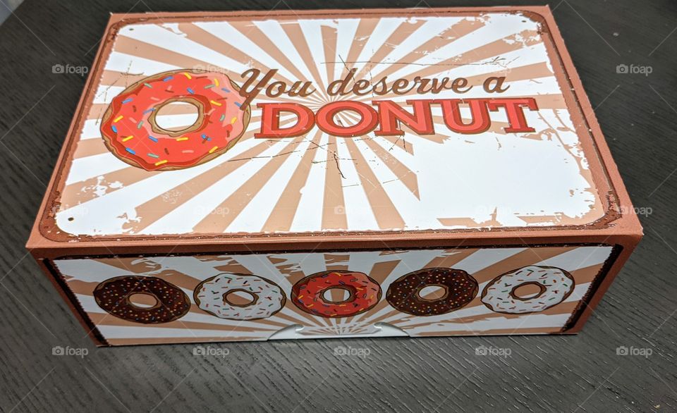 box of donuts
