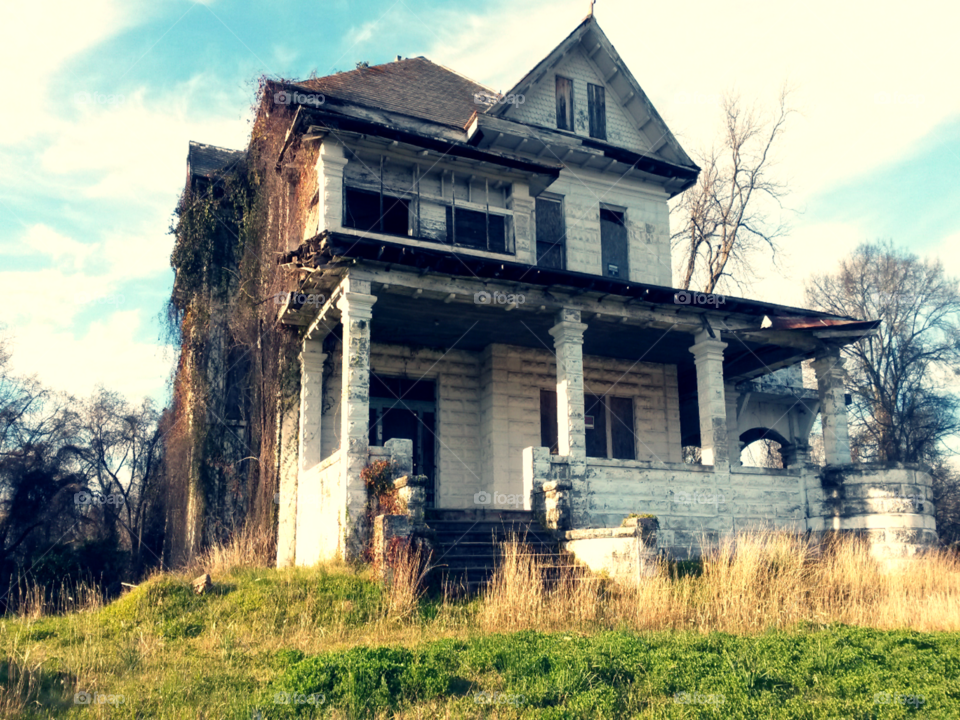 abandoned house