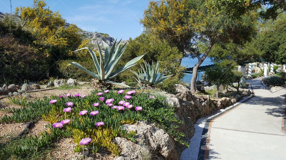 Garden Park in Kallithea Springs - Rhodos GREECE