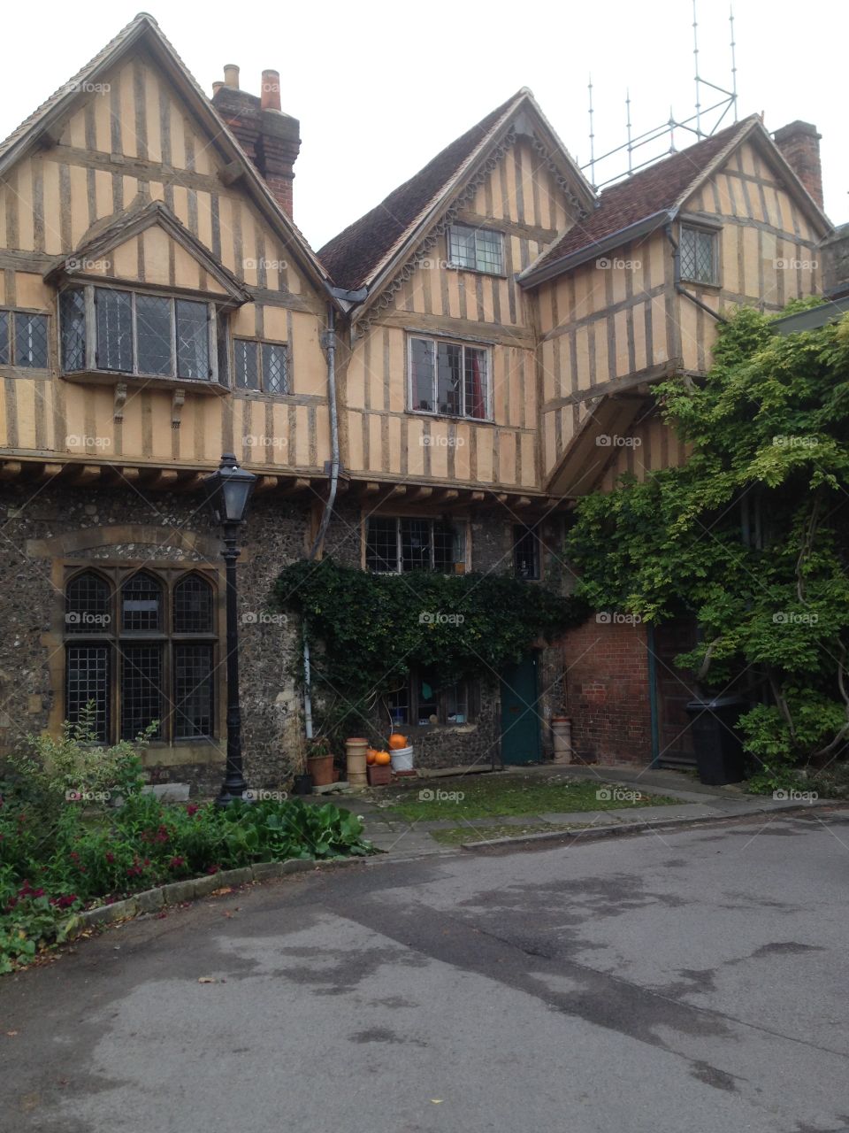 Tudor style building