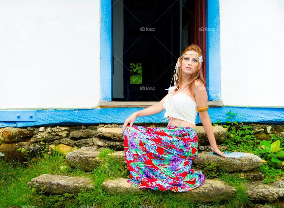 Girl, Nature, Woman, Summer, People