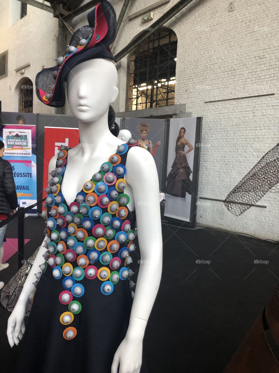 Stylish dress made from delicious chocolate