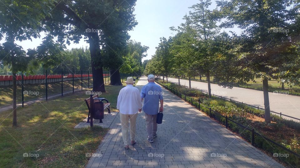 Walk of older people