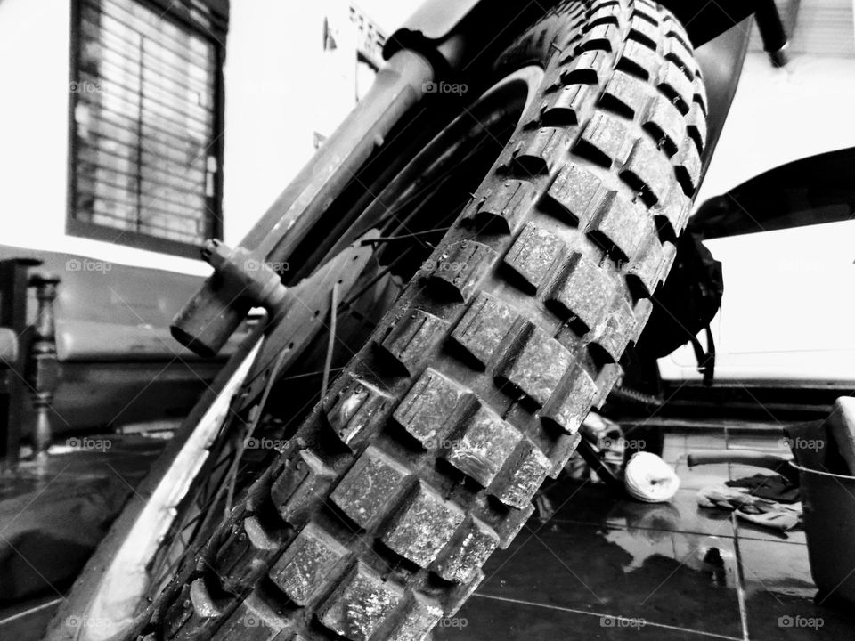 Semi trail motorcycle tires