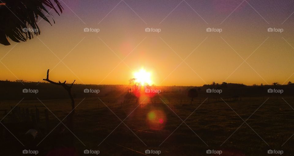 Sunset, Dawn, Evening, Landscape, Sun