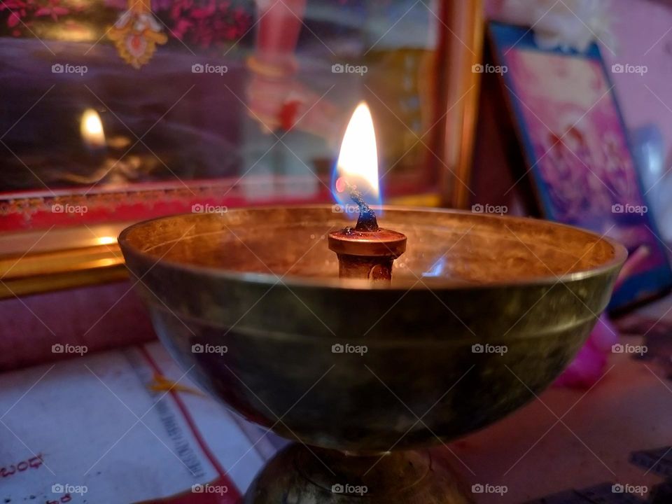 Beautiful Lamp in Home