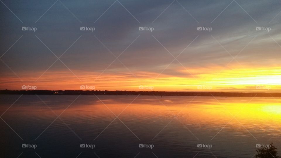 sunset on Narragansett Bay Rho. just loving a New England summer night