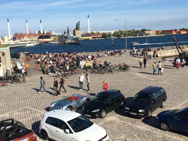 People Enjoying Summer Time Near Copenhagen Canal 