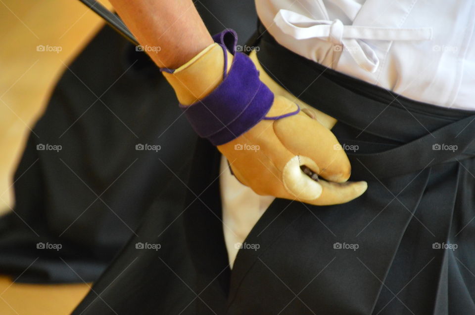Glove Of A Kyudo Practitioner
