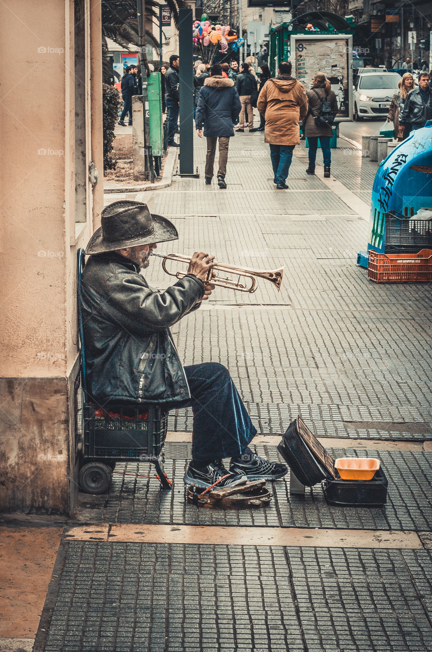 People, Street, City, Group, Man