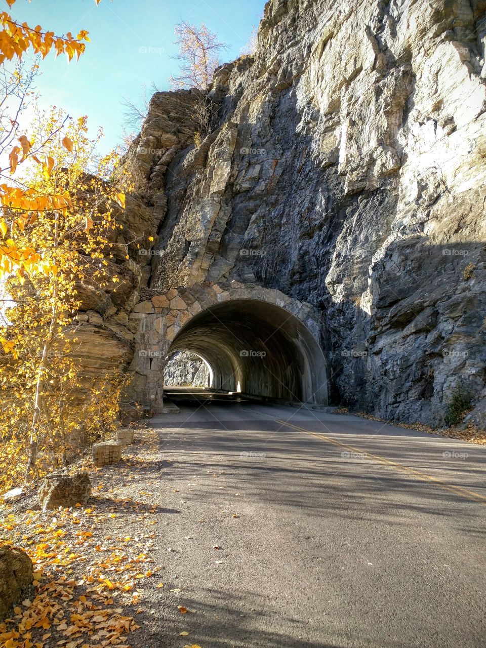 Tunnel at Glacier National Park, MT