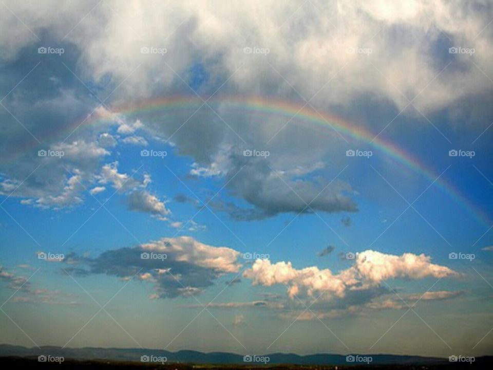 Powerful island rainbow.