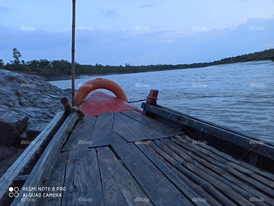 Boating on the river of Sundarbans