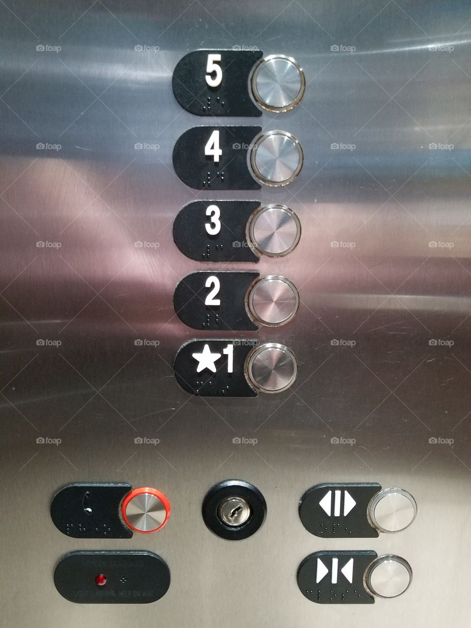 elevator buttons