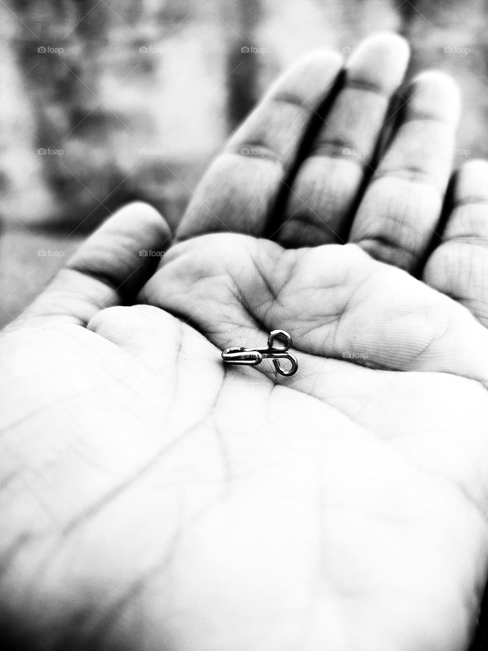 cloth hook made of steel.