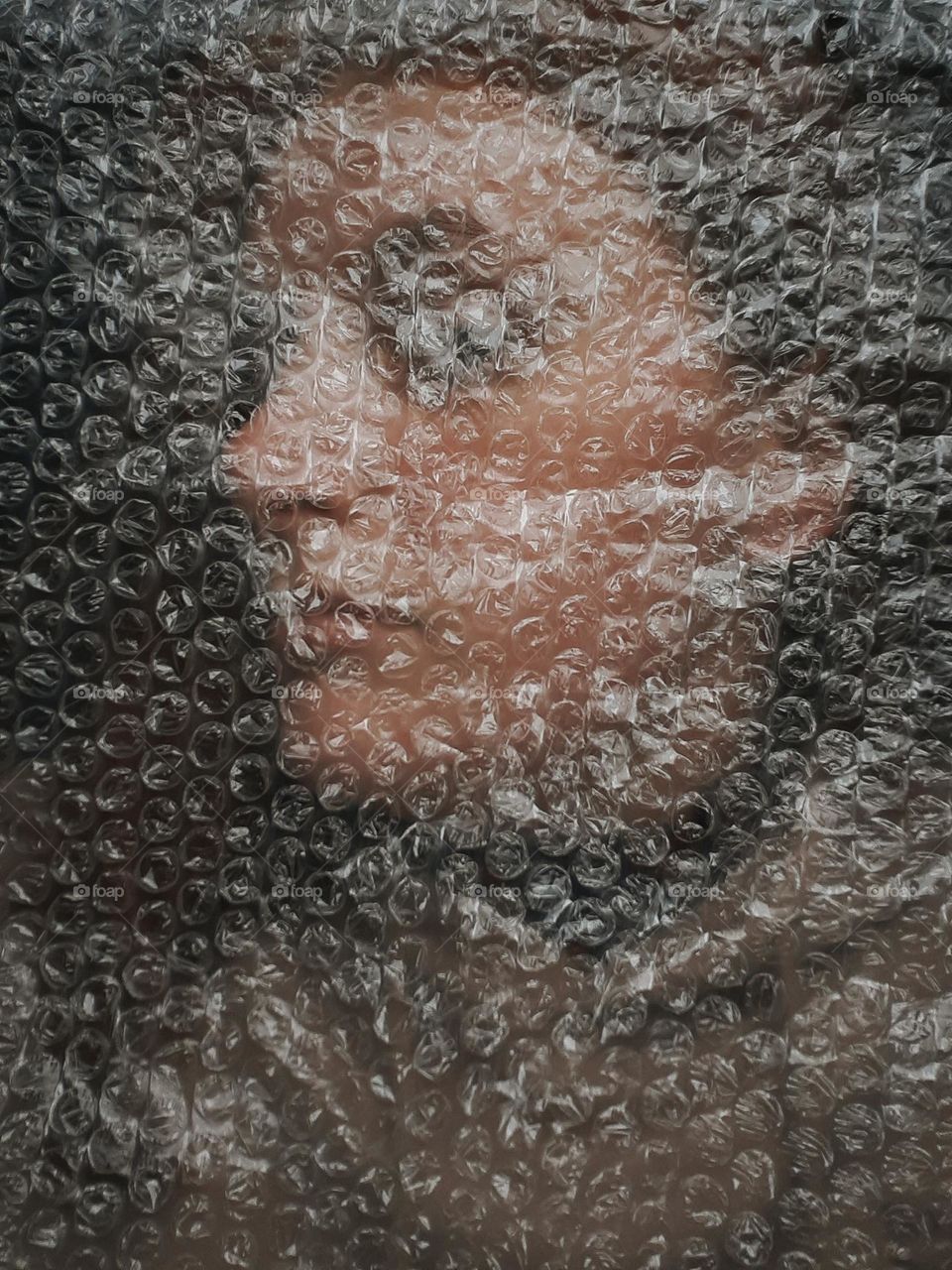 Film for packaging and girl