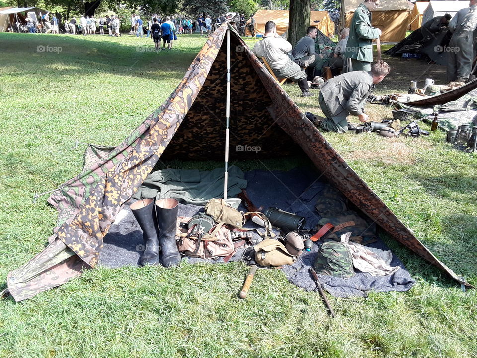 d-day reenactment camp