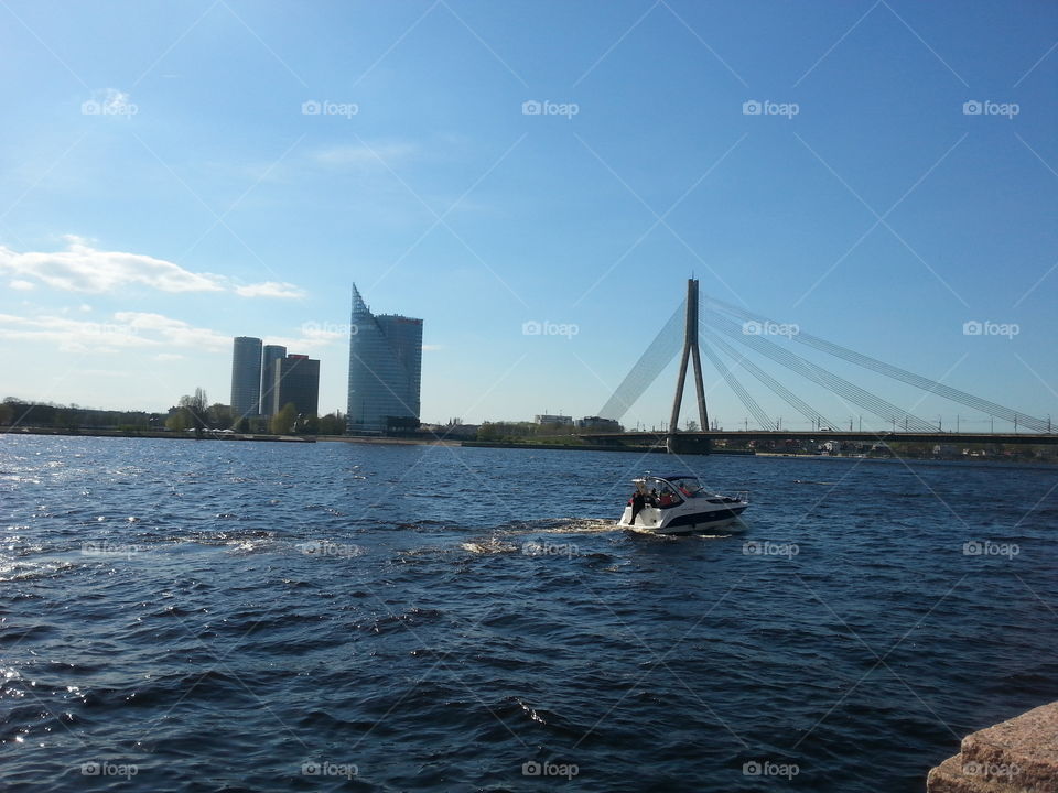 River in Riga