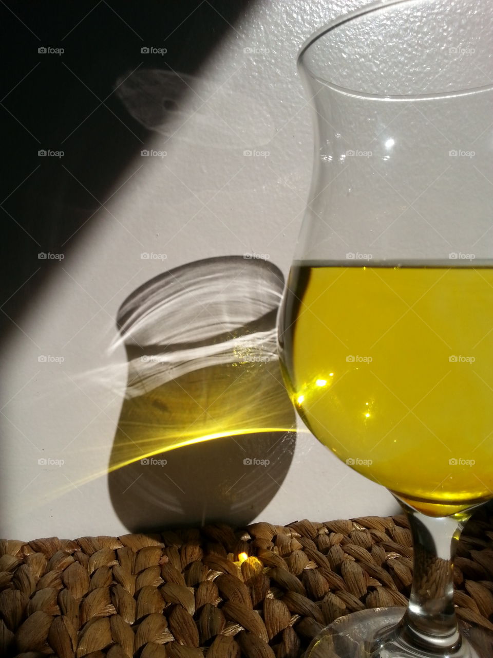 Reflection of Wine