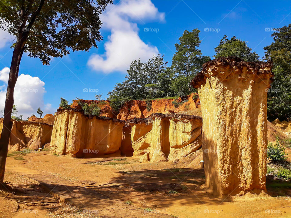 Grand Canyon of Thailand was known as Phae Mueang Phi ,Phrae in Thailand