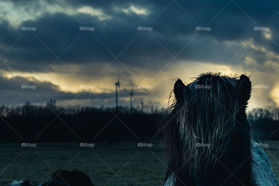 storm clouds