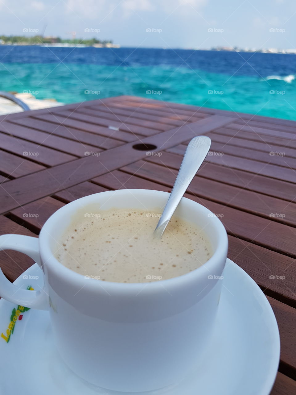 sea and coffee