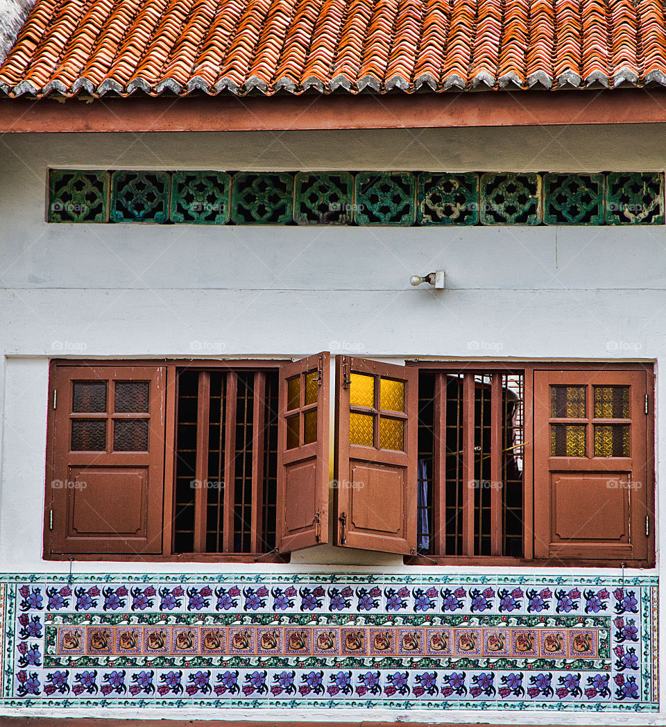 View of a window