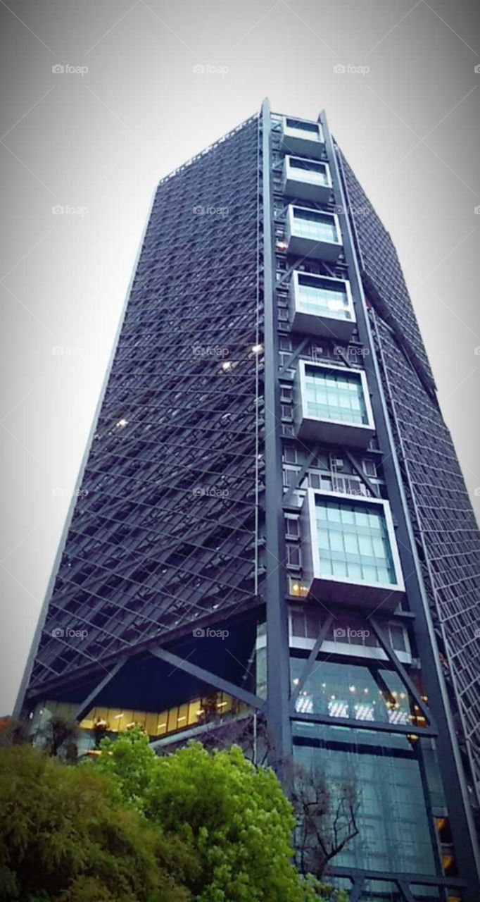 bella panorama de los edificios de la ciudad.