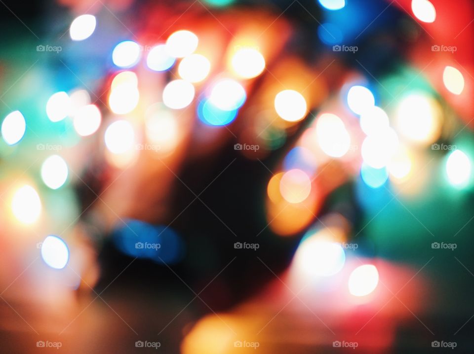 Christmas lights (a blurred variation)...