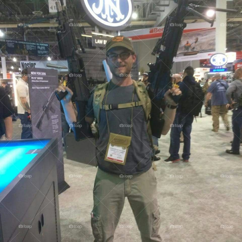 shot show 2016 at the FN booth