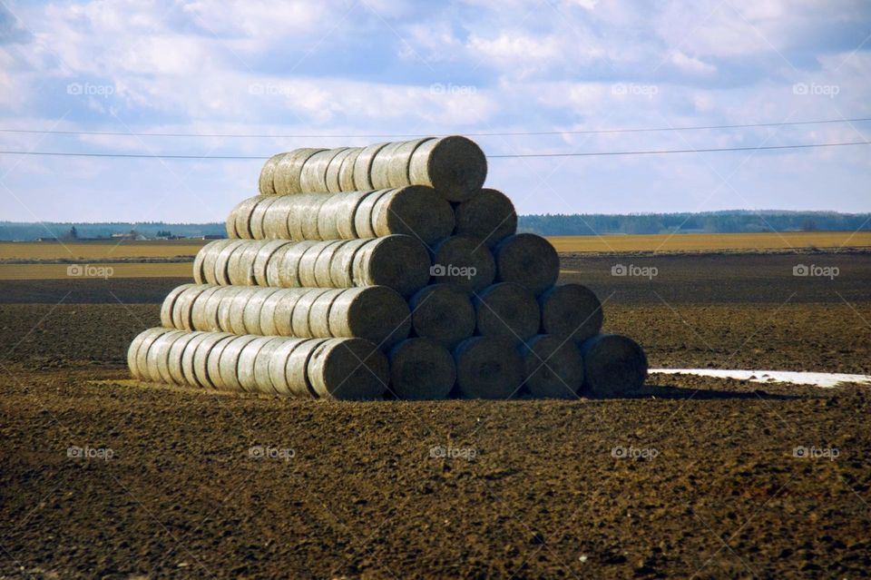 Straw bales