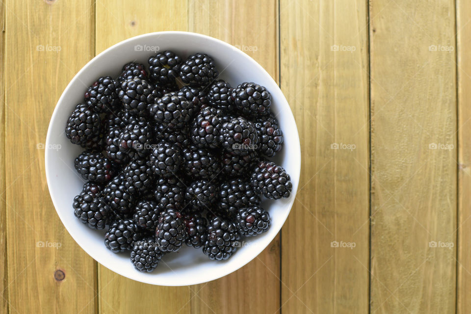 Bowl of Blackberries 