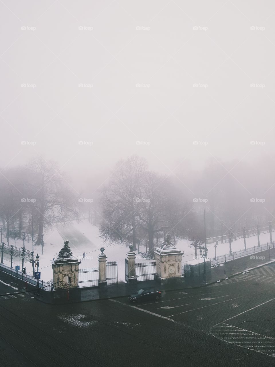 Foggy Brussels
